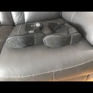 Girls Michael Kors black boots size 3